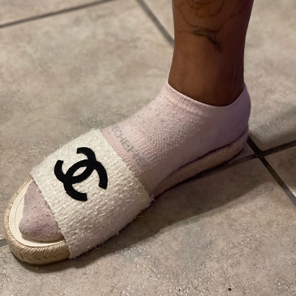 Chanel Espadrilles blk/ white - Picture 6 of 6